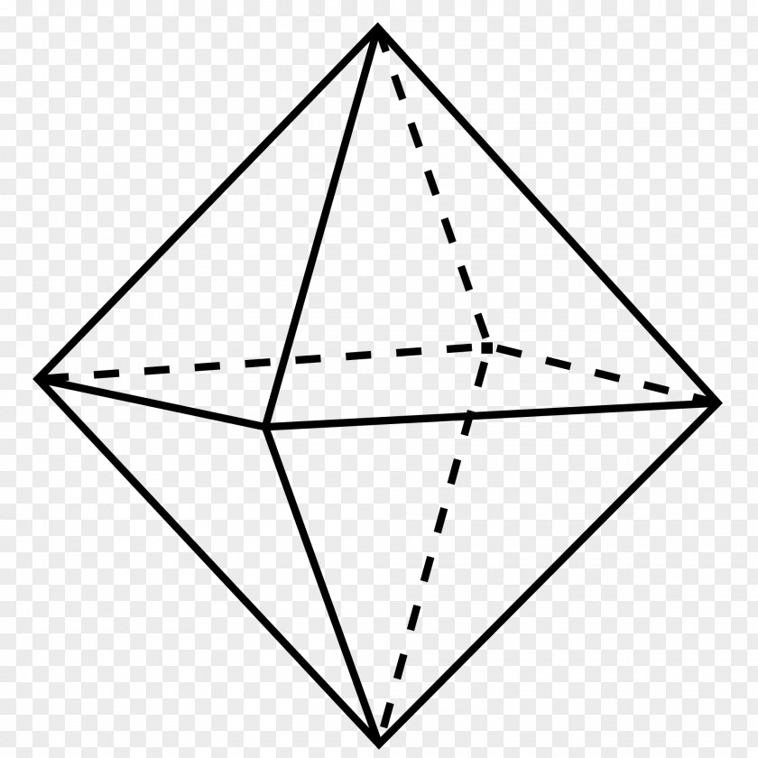 Polyhedron Octahedron Octahedral Molecular Geometry Triangle PNG