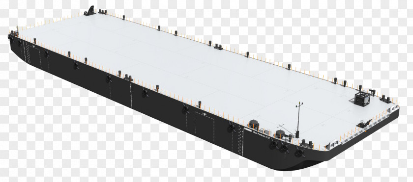 Sea Shipping Hopper Barge Intermodal Container Transport Tugboat PNG