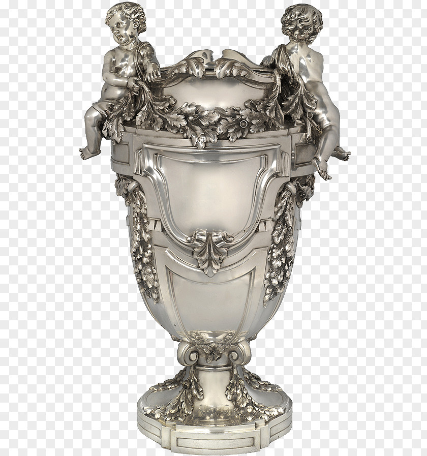 Silver Silver-gilt France Louis XVI Style Vase PNG
