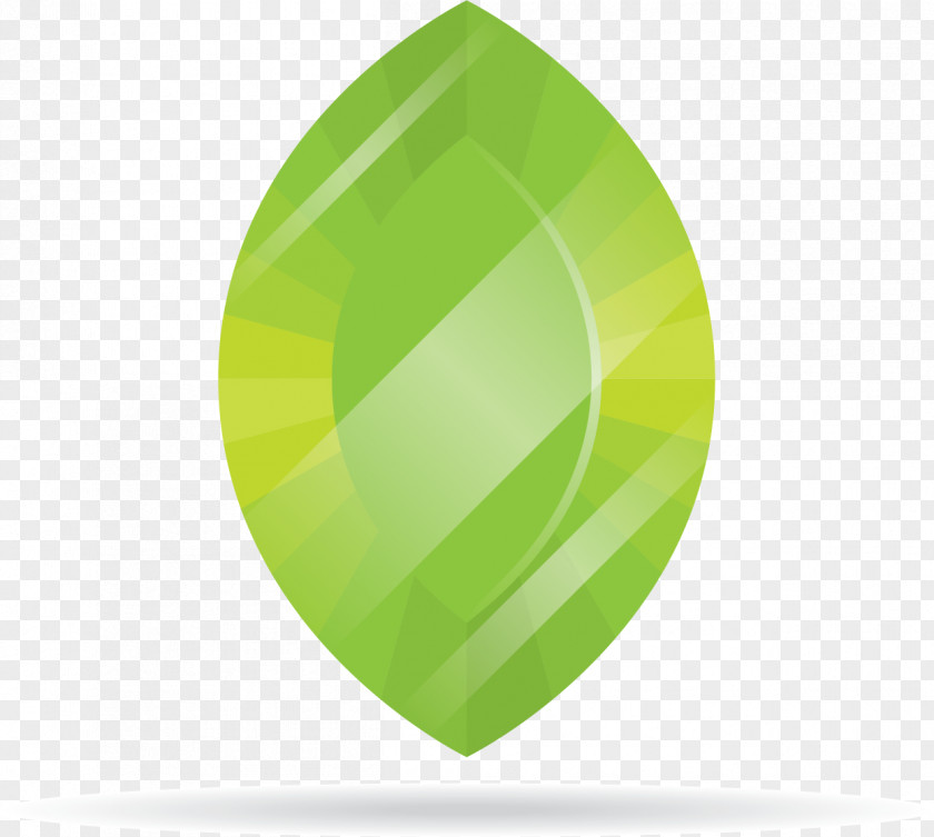 Vector Green Diamond Flash PNG