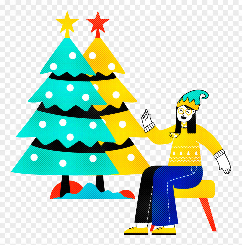 Xmas Solo Christmas Tree Gifts PNG