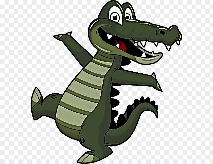 Animated Cartoon Nile Crocodile Crocodilia Alligator Reptile PNG