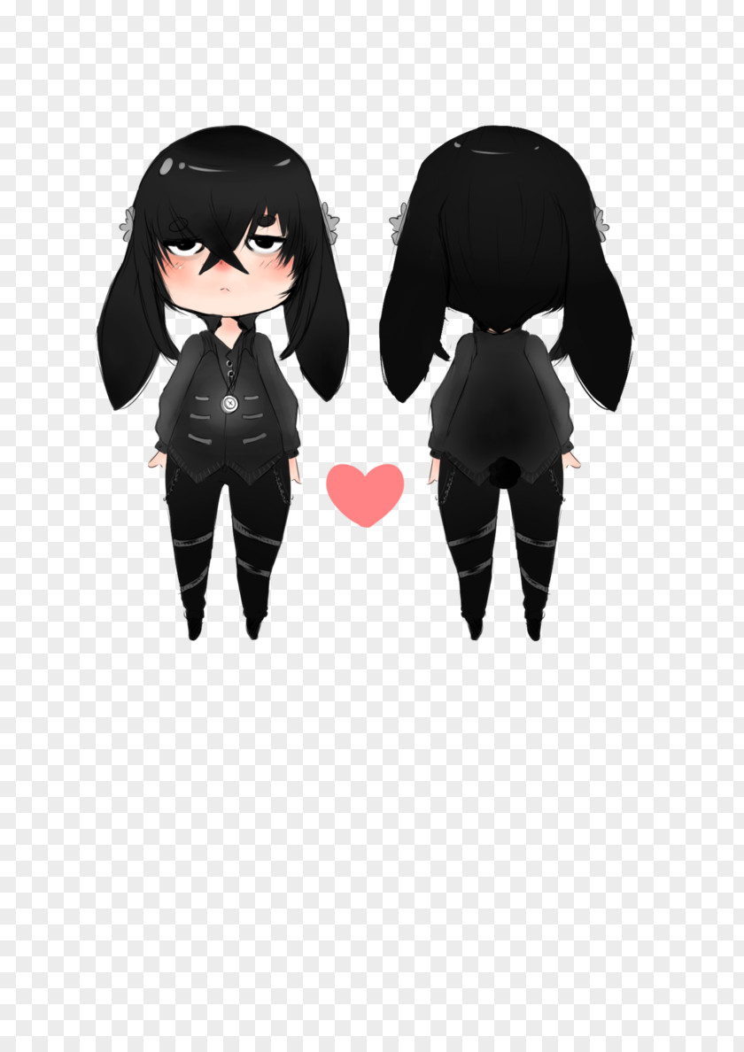 Goober Black Hair Wetsuit Character Fiction PNG