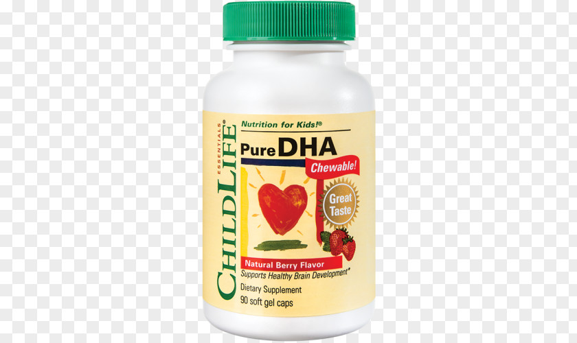 Pure Plant Dietary Supplement Docosahexaenoic Acid Child Life Specialist Softgel PNG