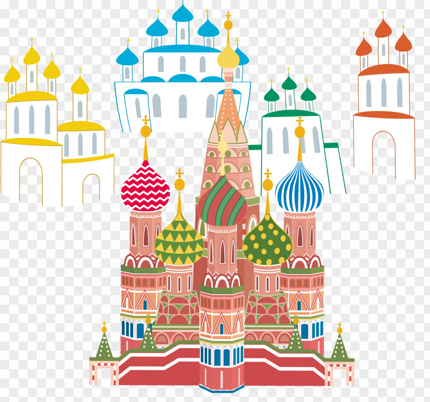 Vector Kremlin Russia Moscow Download Adobe Illustrator PNG