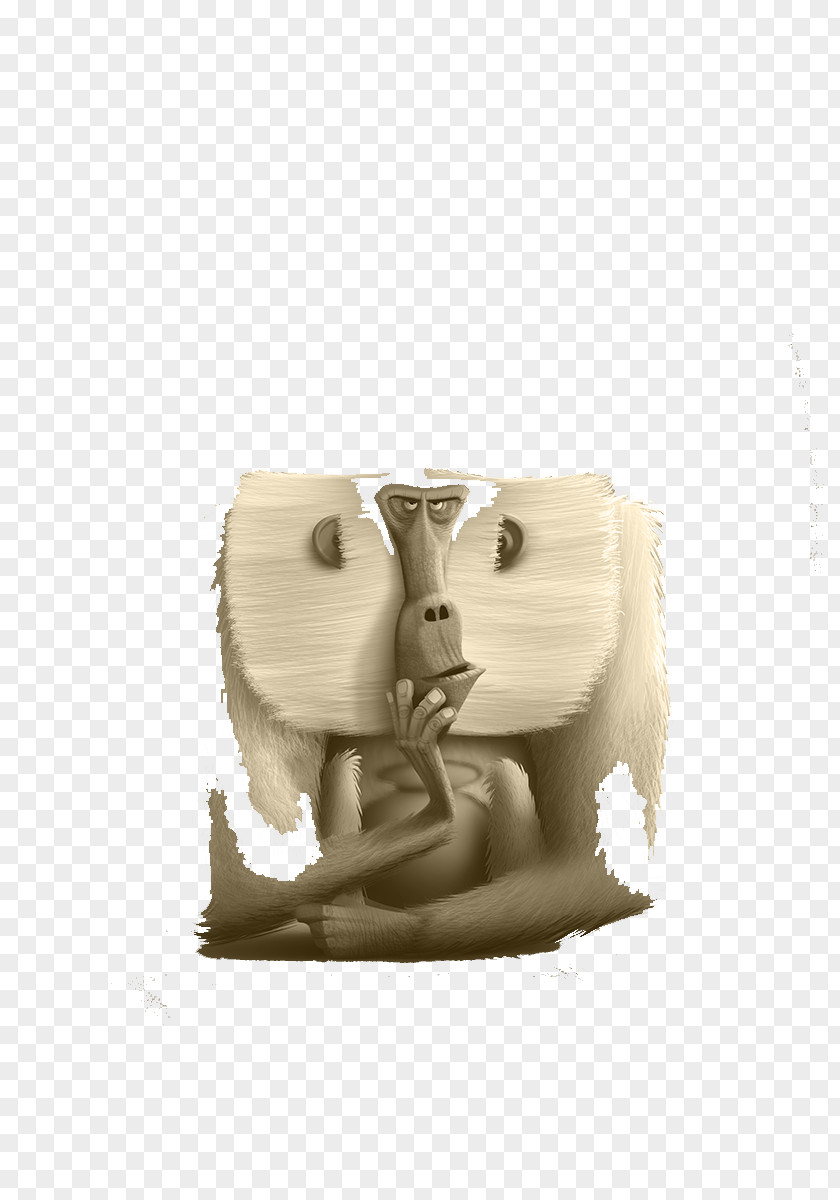 White 3d Monkey 3D Computer Graphics Download PNG