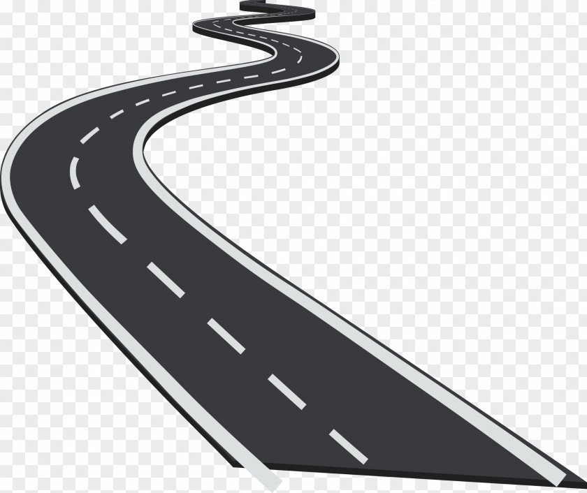 Winding Road Indian National Highway System Roadworks Clip Art PNG