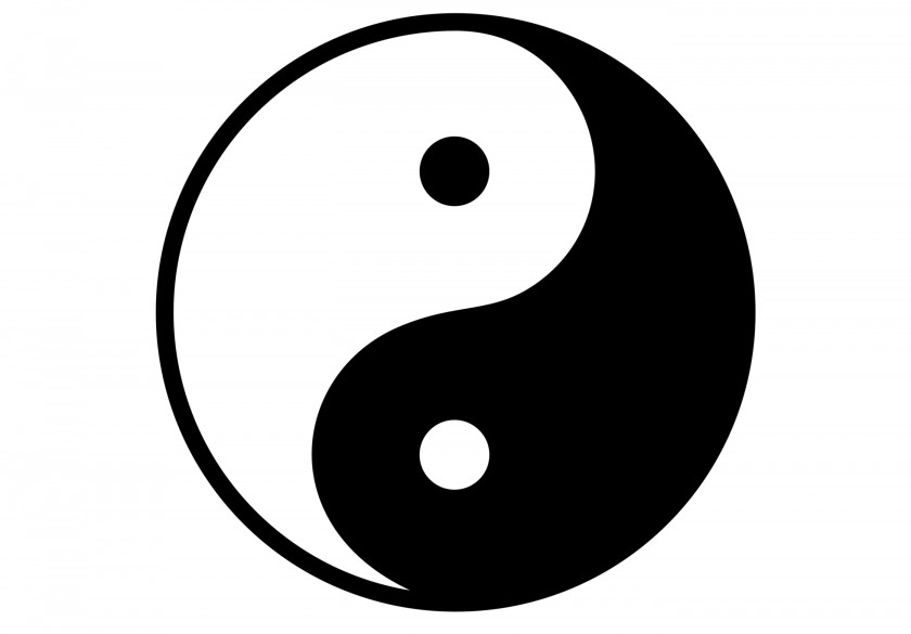 Yin Yang Symbol And Korea Clip Art PNG