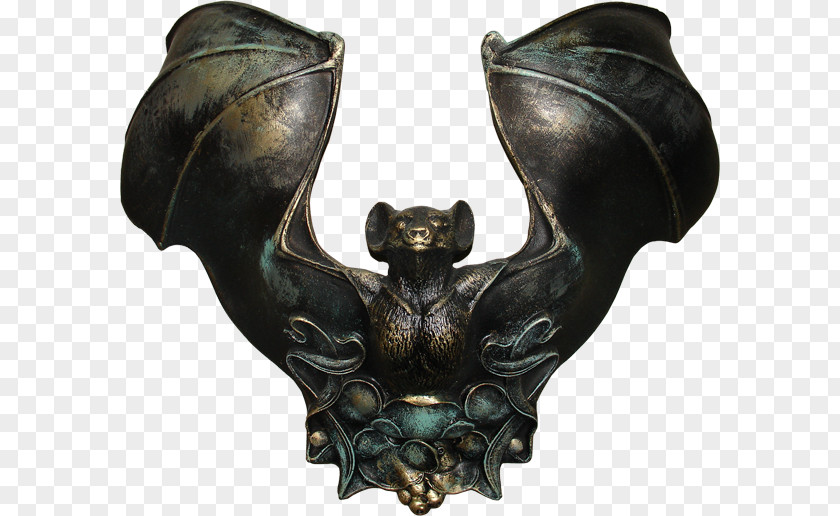 Bat Sculpture Microbat Light Fixture Sconce Vampire PNG