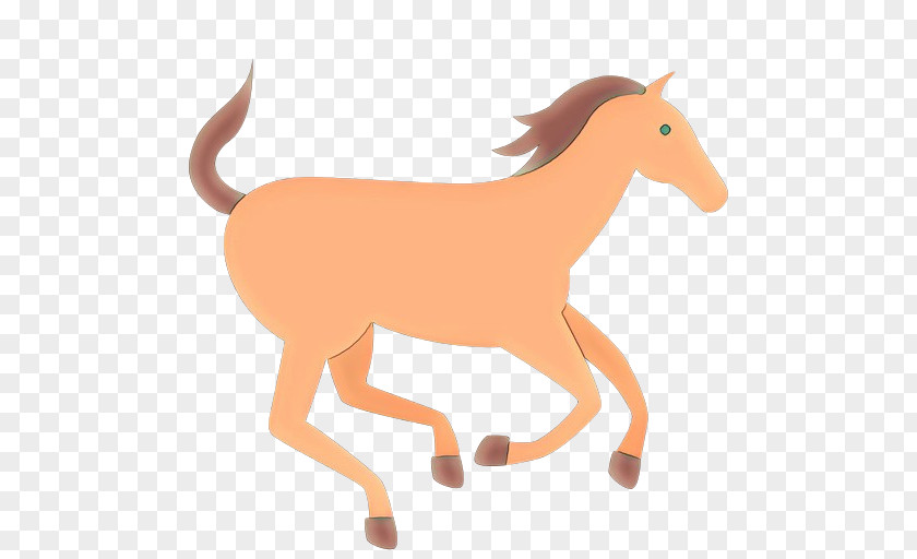 Livestock Fawn Horse Cartoon PNG