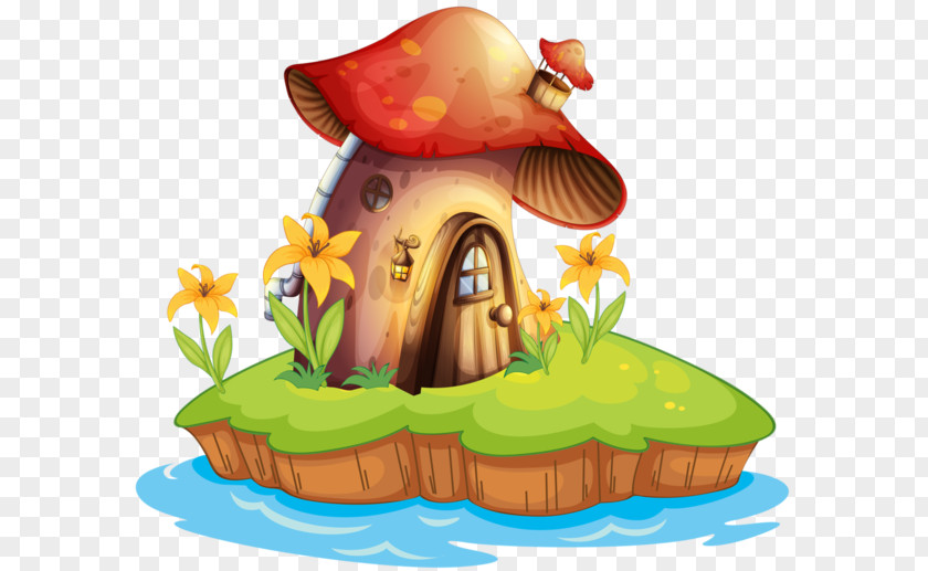 Mushroom House PNG