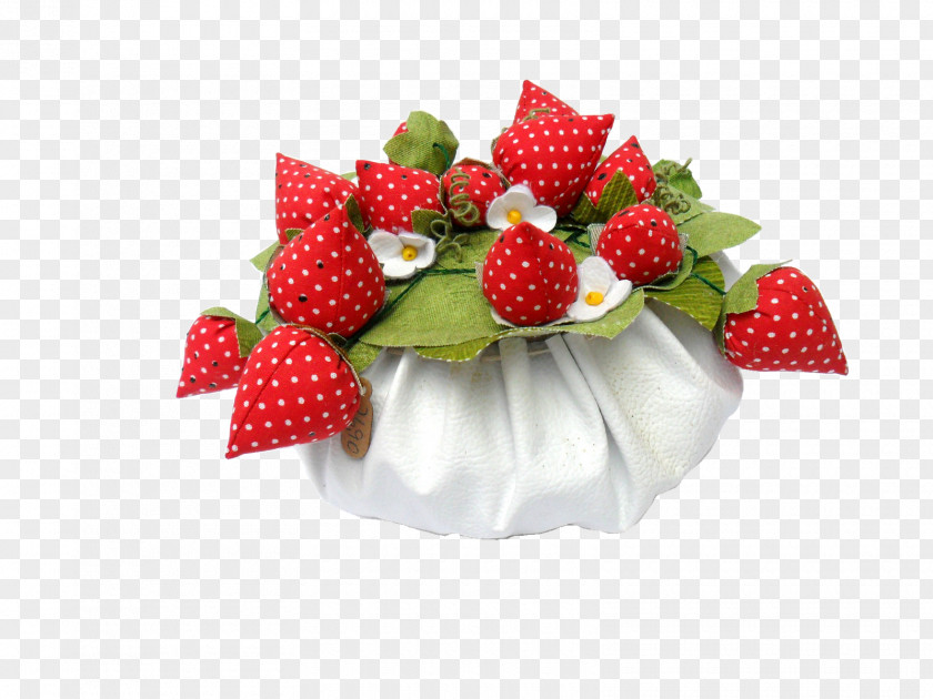 Strawberry Weight Textile Felt Door PNG