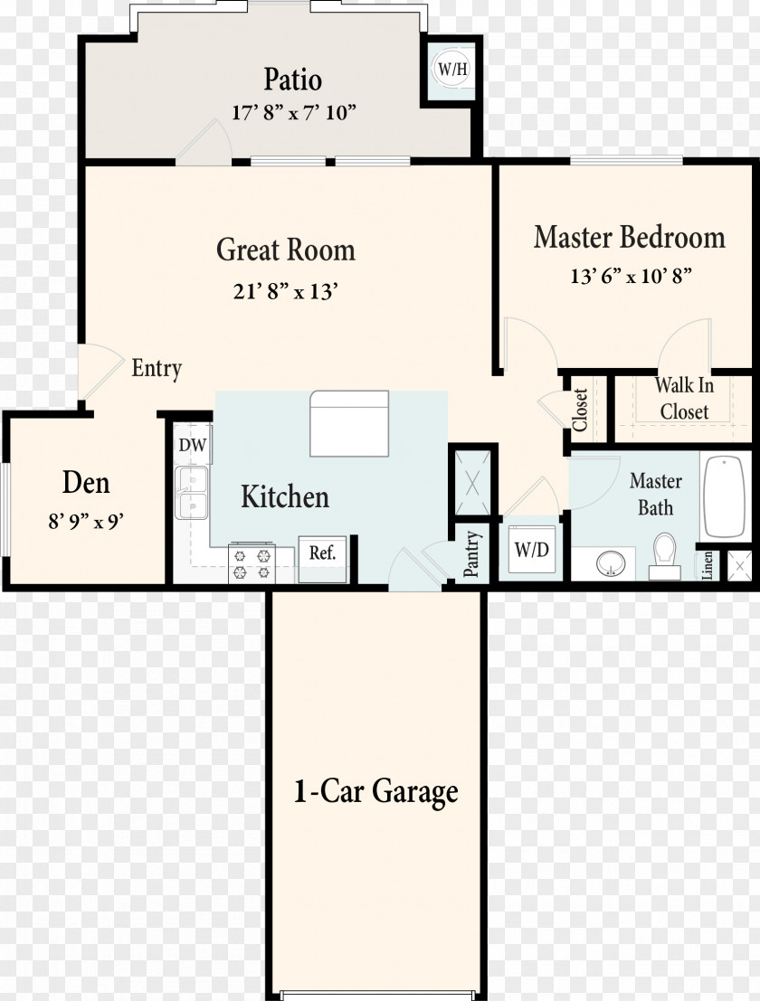 Apartment Homecoming At The Preserve Floor Plan Pomona Drive PNG
