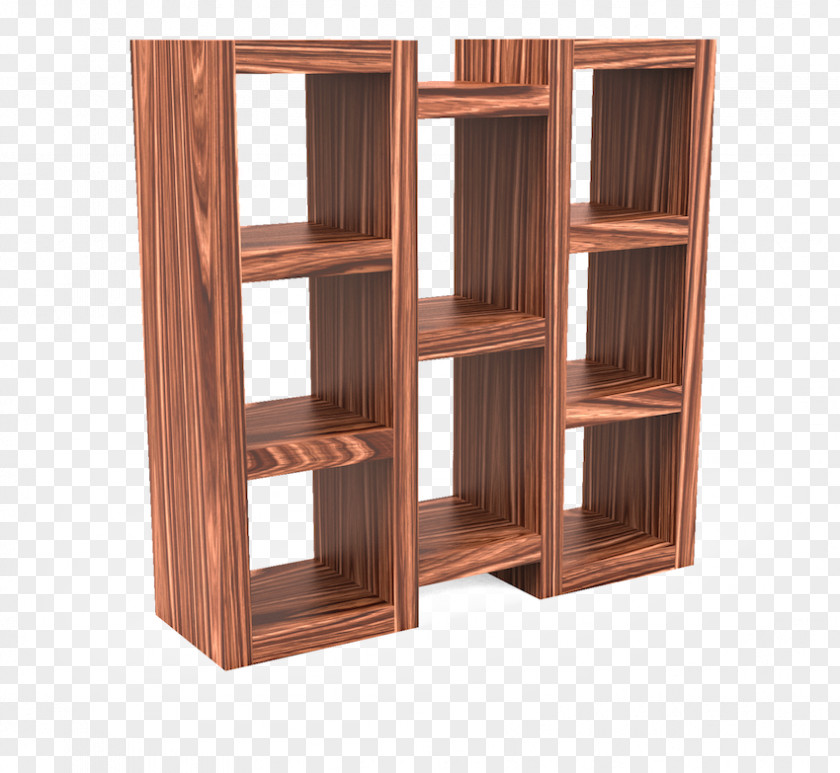Cupboard Shelf Bookcase Wood Stain PNG