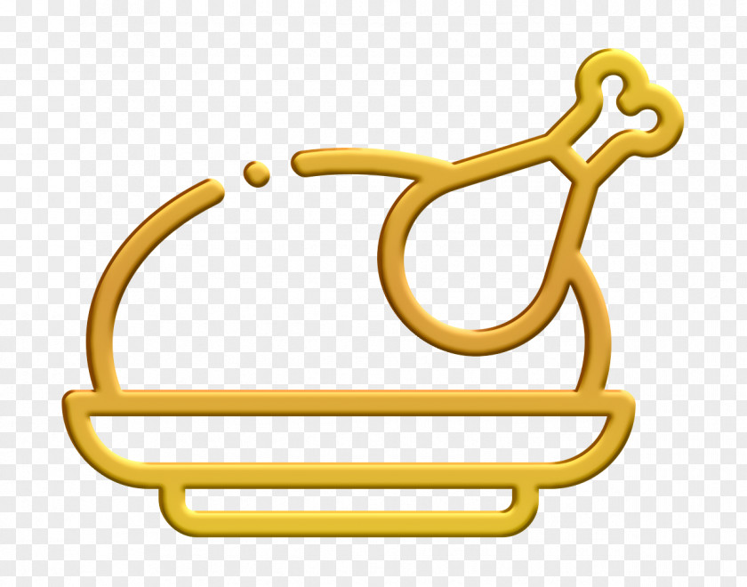 Gastronomy Icon Chicken Roast PNG