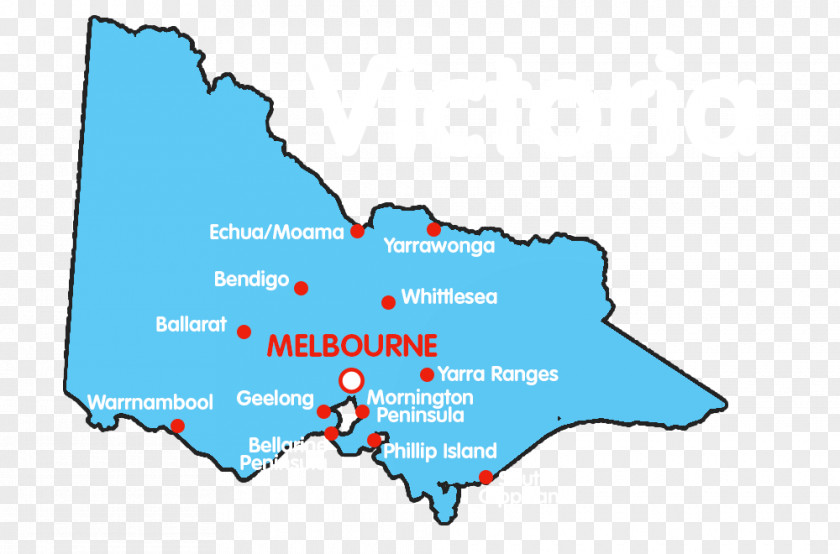 Map City Of Melbourne Kinglake Bendigo Warrnambool PNG