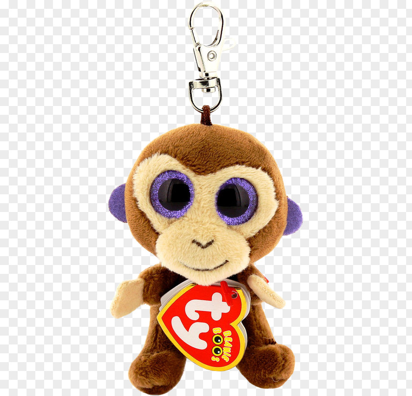 Beanie Boo Stuffed Animals & Cuddly Toys Plush Monkey Material Key Chains PNG