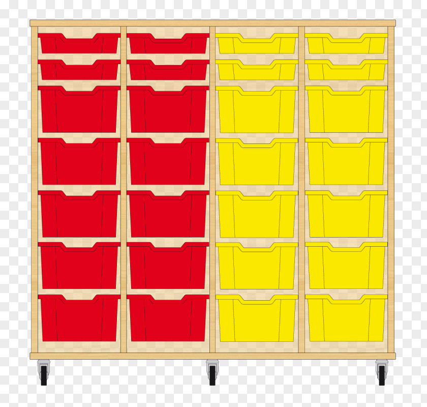 Beuken Shelf Armoires & Wardrobes Yellow Bookcase Red PNG