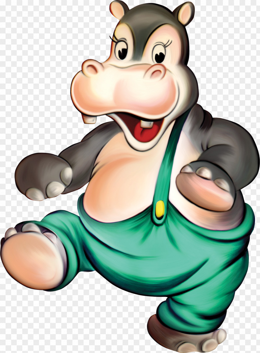 Cartoon Hippo Hippopotamus Download Clip Art PNG