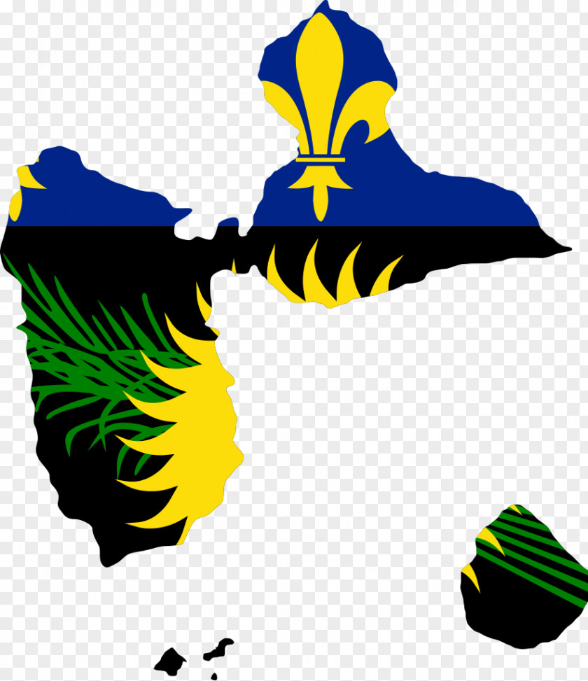 Guadeloupe Flag Of Map Clip Art PNG