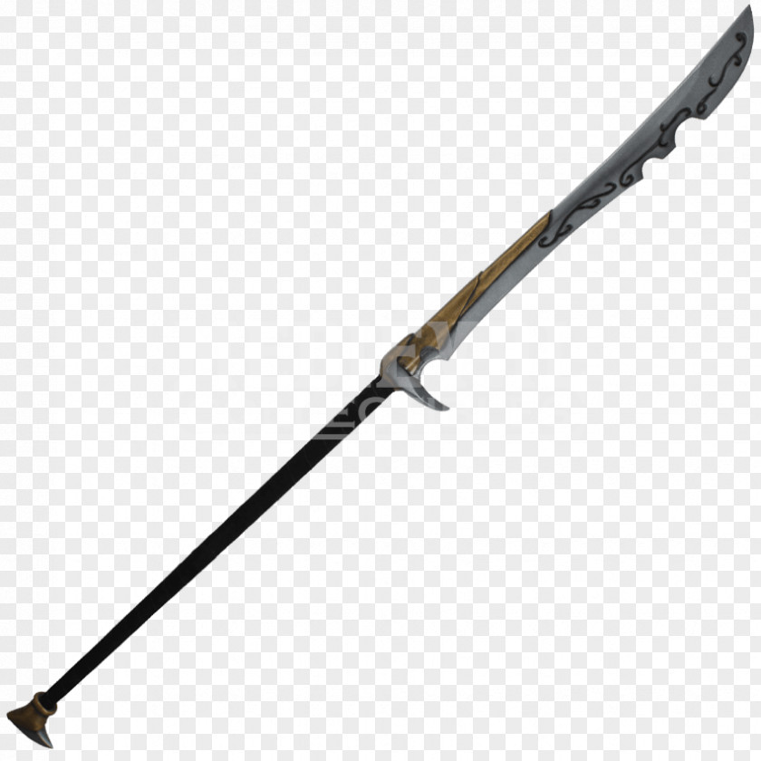 Halloween Fantasy Star Bardiche Glaive Live Action Role-playing Game Pole Weapon PNG