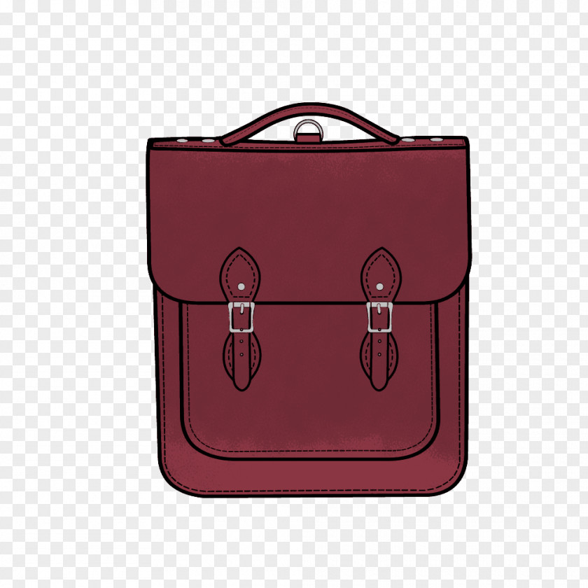 Leather Backpack Baggage Tote Bag Satchel PNG