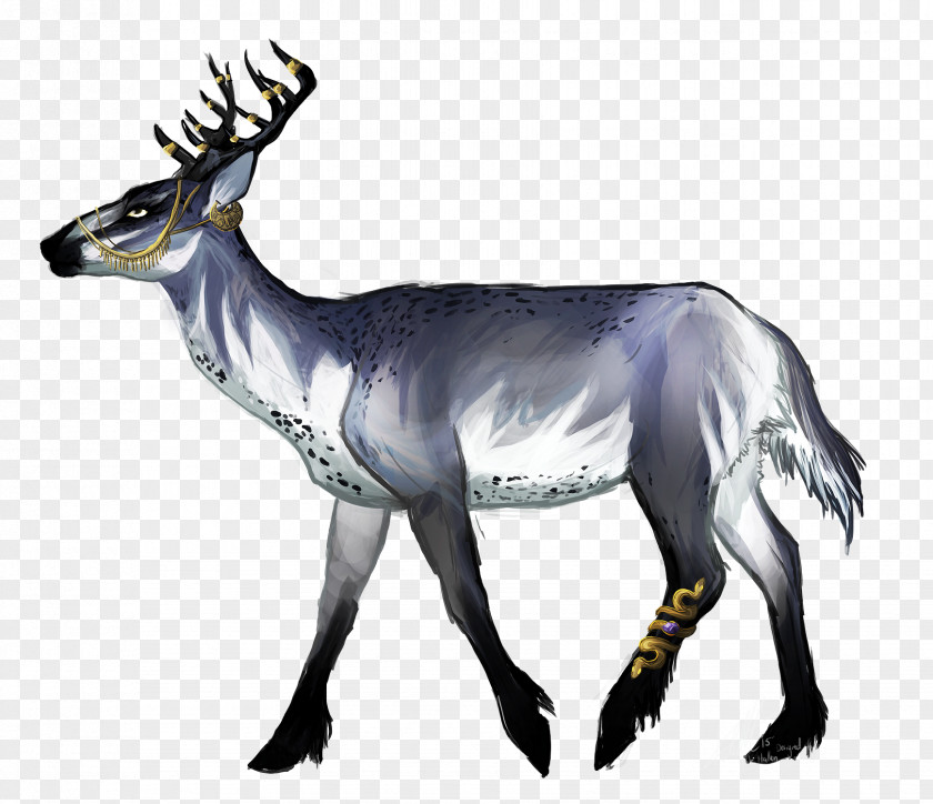 Reindeer Elk Chamois Horse Goat PNG