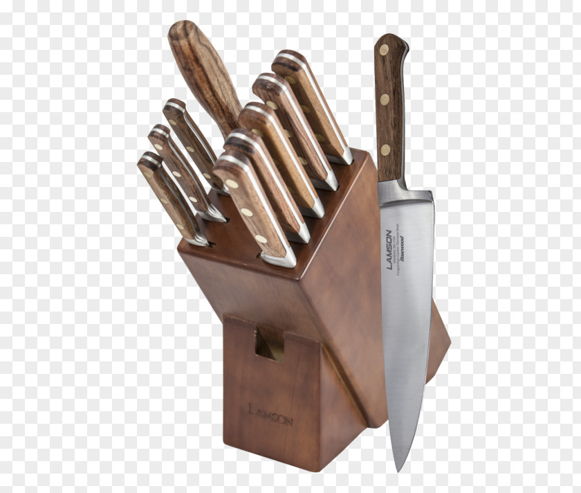 Steak Knife Block Tool Cutlery Kitchen Knives Fork PNG