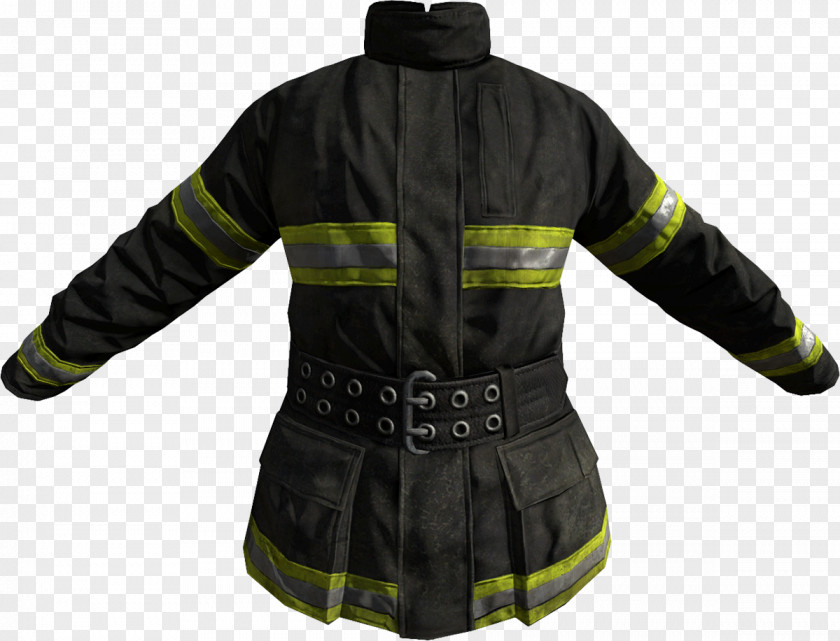 Firefighter T-shirt Jacket Coat Sleeve PNG