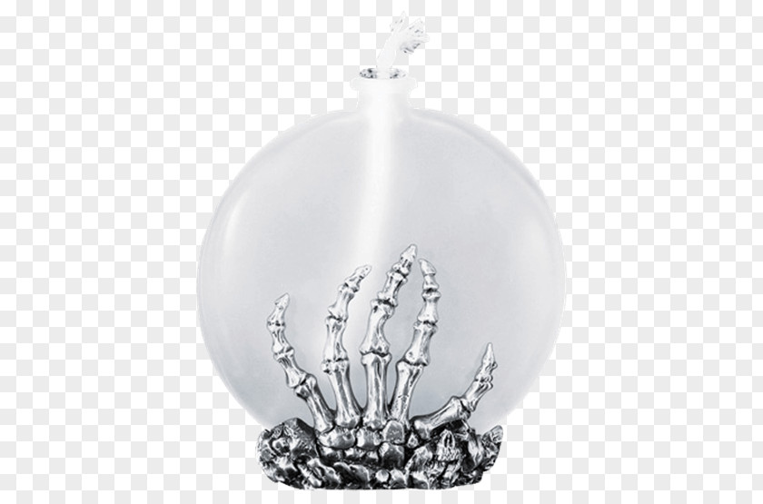 Hand Skull Oil Lamp Human Skeleton Electric Light PNG