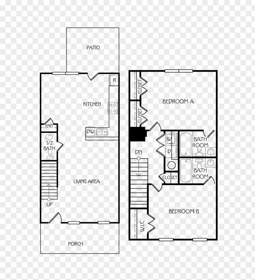 House Floor Plan Student PNG