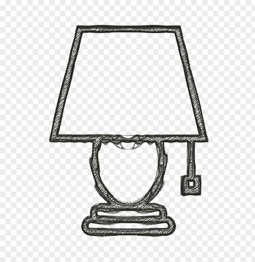 Metal Glass Home Icon Lamp Light PNG