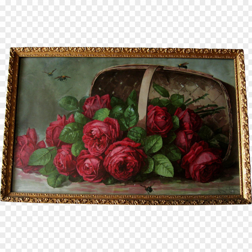Painting Garden Roses Floral Design Still Life Art PNG