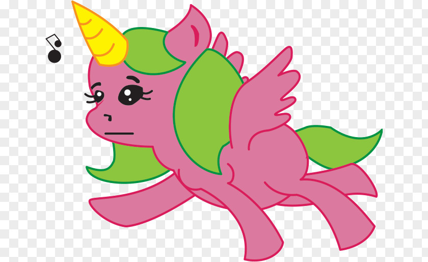 Tail Plant Unicorn Drawing PNG