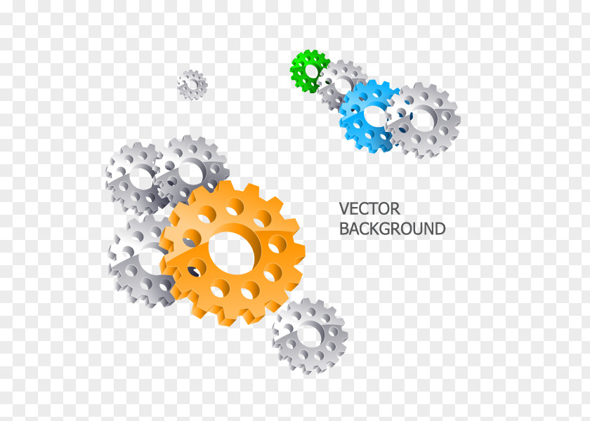 Vector Color Gears Gear Euclidean PNG