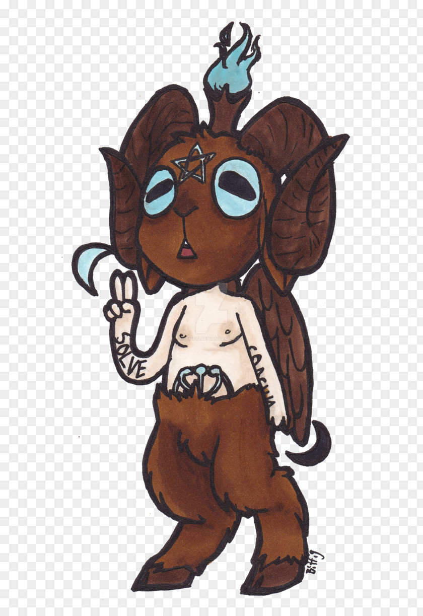 Baphomet Drawing Cartoon PNG