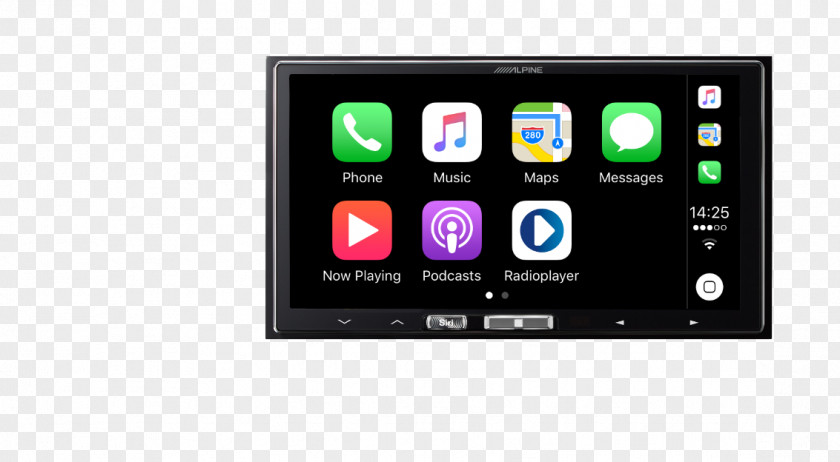 Cars Mac CarPlay Vehicle Audio ISO 7736 Alpine Electronics PNG