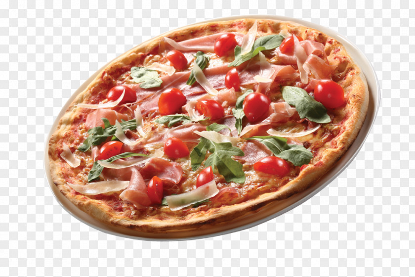 Pizza California-style Sicilian Prosciutto Ham PNG