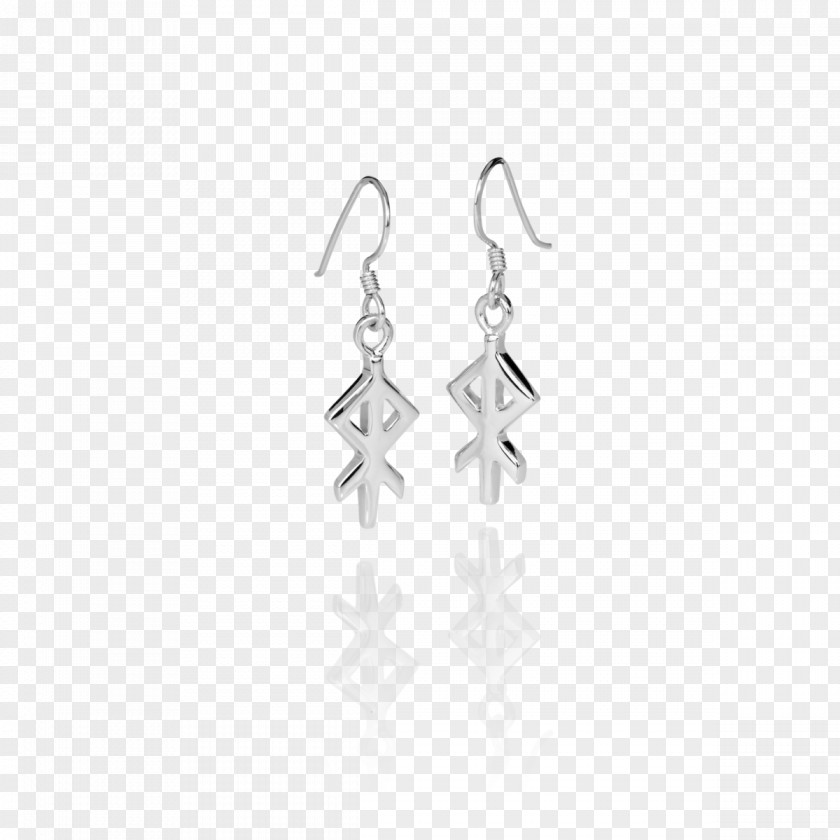 Silver Earring Body Jewellery PNG