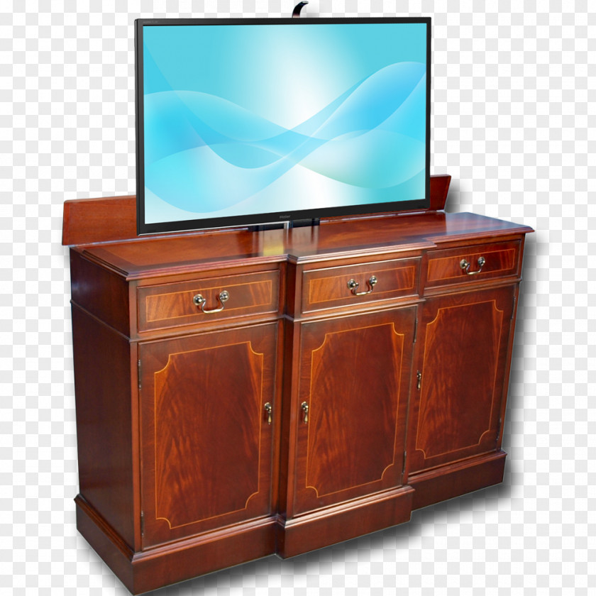 Tvlift Buffets & Sideboards Furniture TV-Lift Mahogany Chiffonier PNG