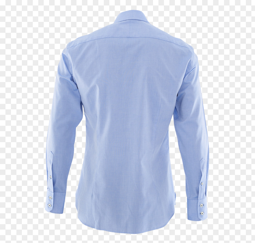 Wise Man Dress Shirt Electric Blue Cobalt Collar PNG