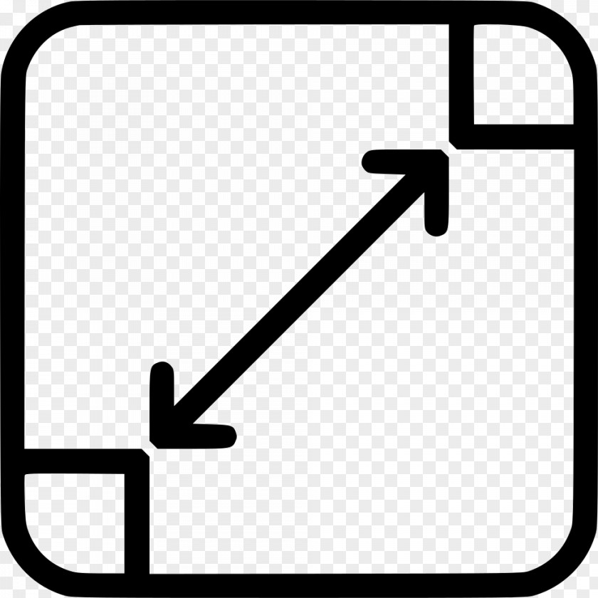 Black And White Rectangle Symbol PNG