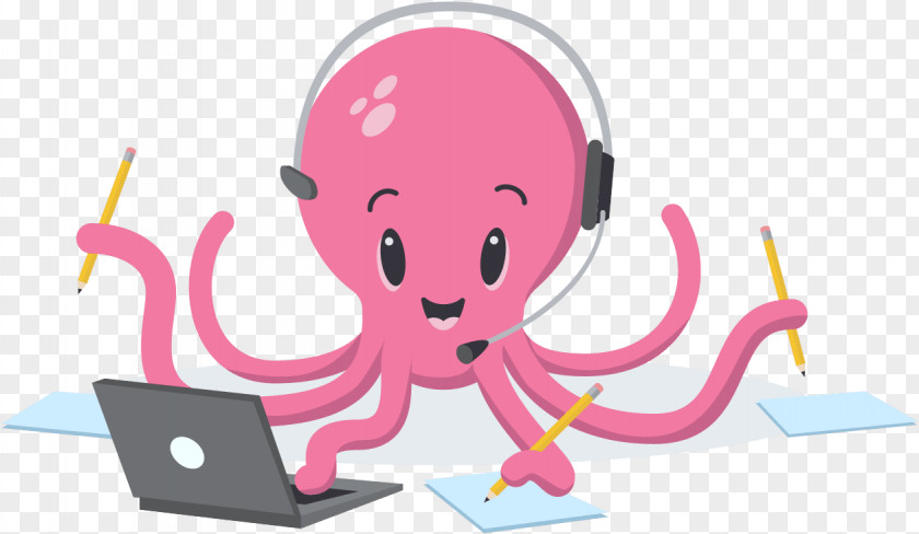 Busy Transparency And Translucency Octopus Illustration Clip Art Download Free Content PNG