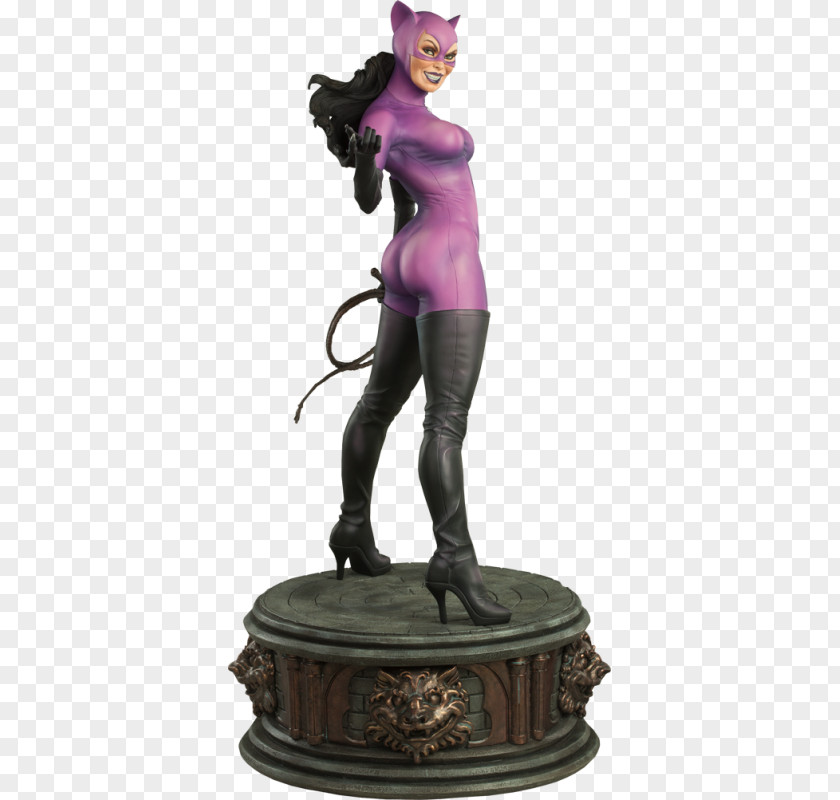 Catwoman Batman Sideshow Collectibles Comics Statue PNG