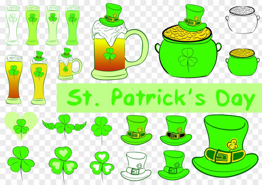 Hat And Green Beer Pictures Clip Art PNG