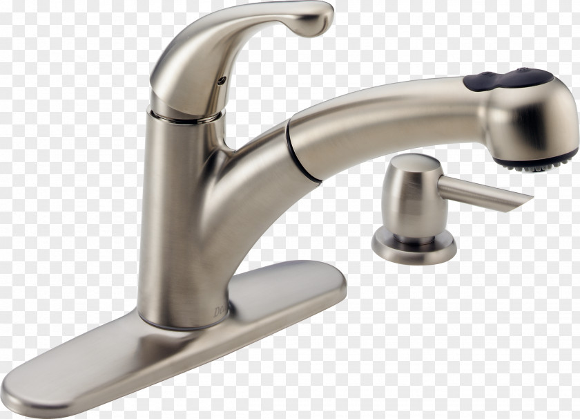 Sink Stainless Steel Tap Handle PNG