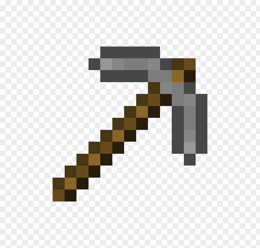 Pixel Art Minecraft: Pocket Edition Pickaxe Mining Rock PNG