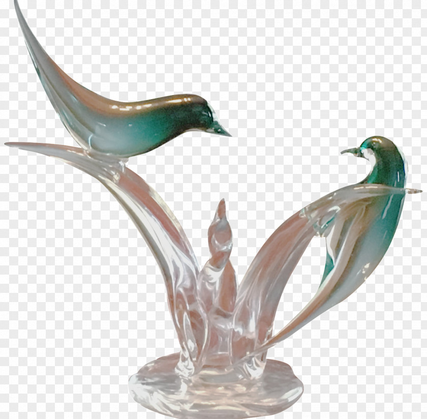 Bird Water Figurine Vase PNG
