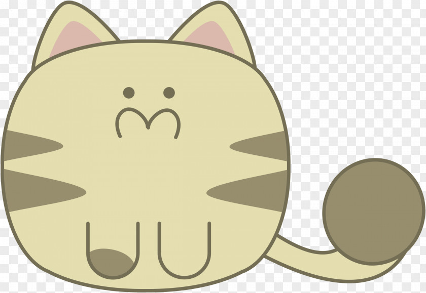 Cute Cat Kitten Cartoon Drawing Clip Art PNG