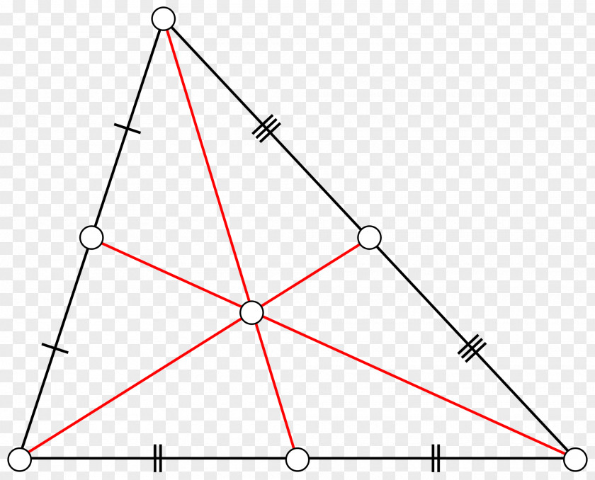 Euclidean Vector Centroid Triangle Center Median Altitude PNG